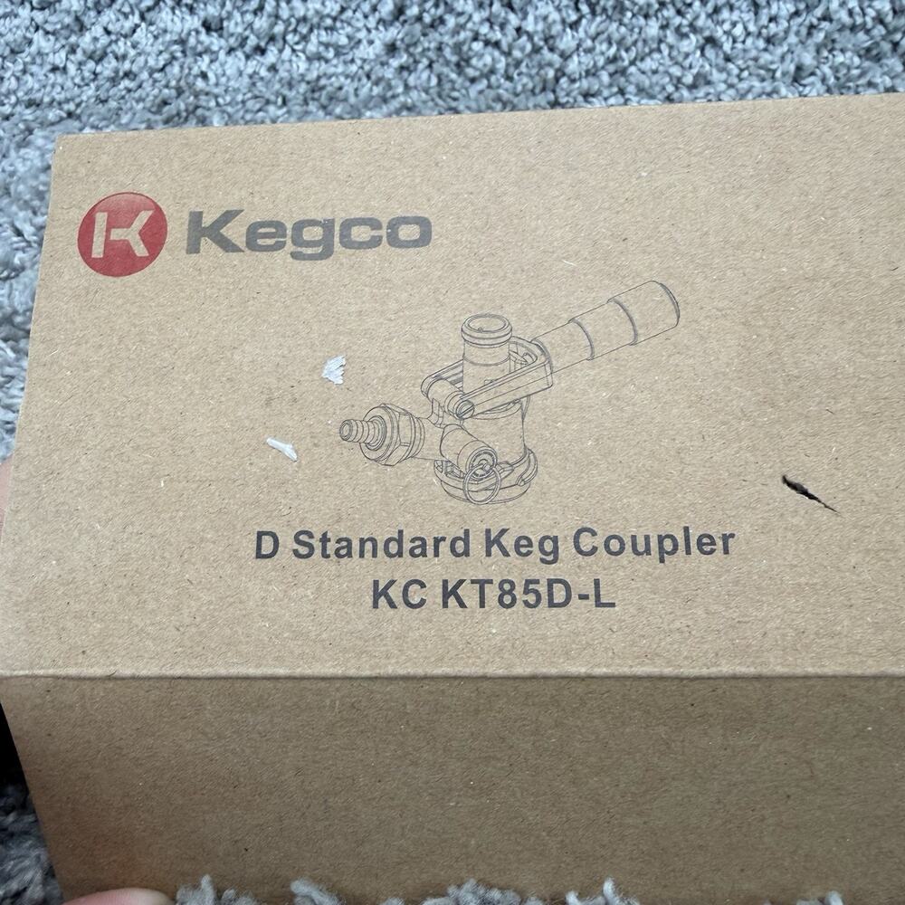 Kegco KT85D L D System Sankey Keg Coupler Tap Black Lever Commercial Grade